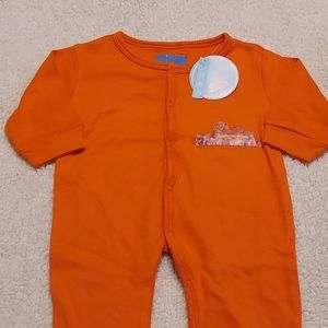 Adorbs organic cotton one piece lions